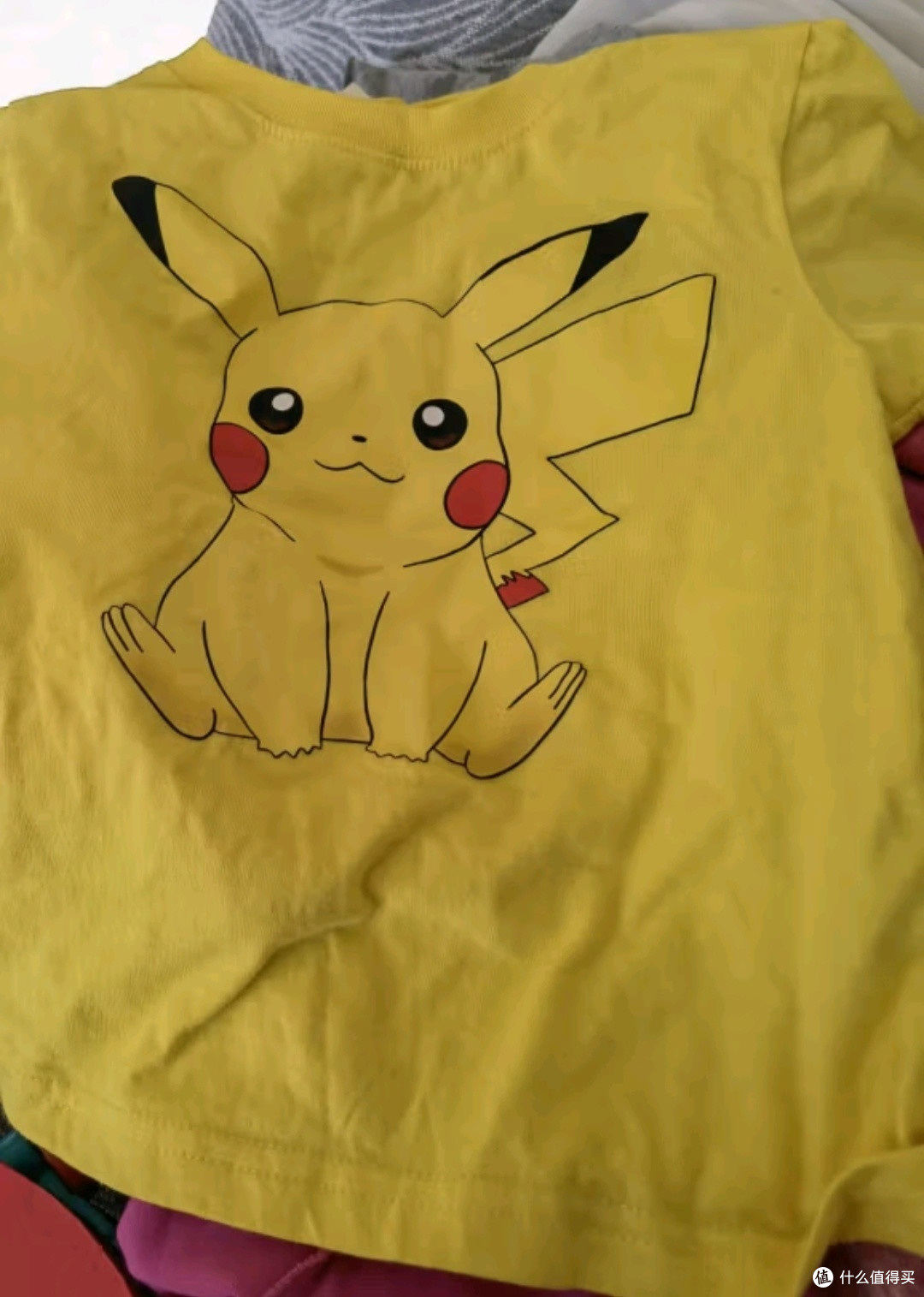 迪士尼儿童皮卡丘 t恤