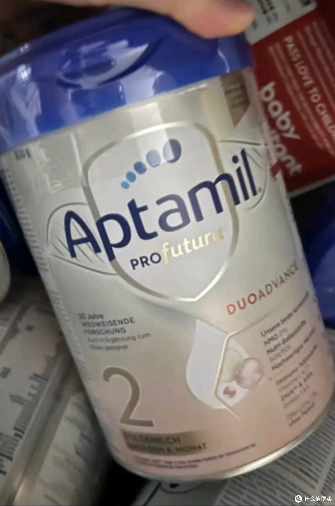 爱他美(Aptamil)德国白金版HMO 婴儿配方奶粉2段(6个月以上) 800g 德爱白金