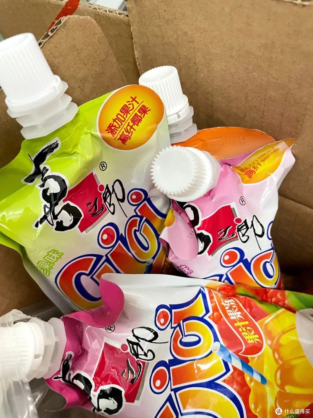 旺旺喜之郎果冻小孩子们好喜欢