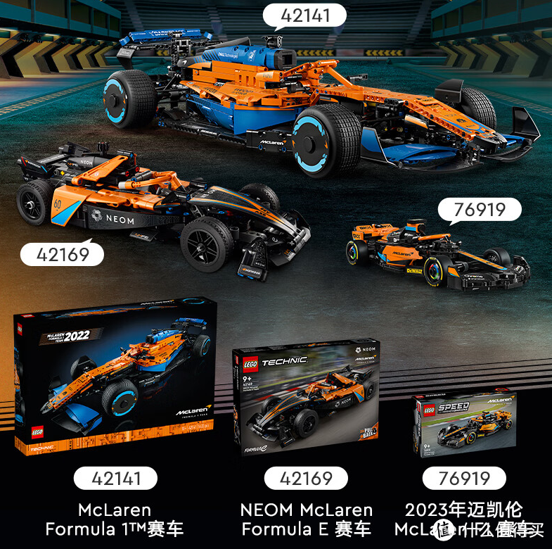 一款性价比不错的乐高积木，迈凯伦F1赛车新品拼装玩具