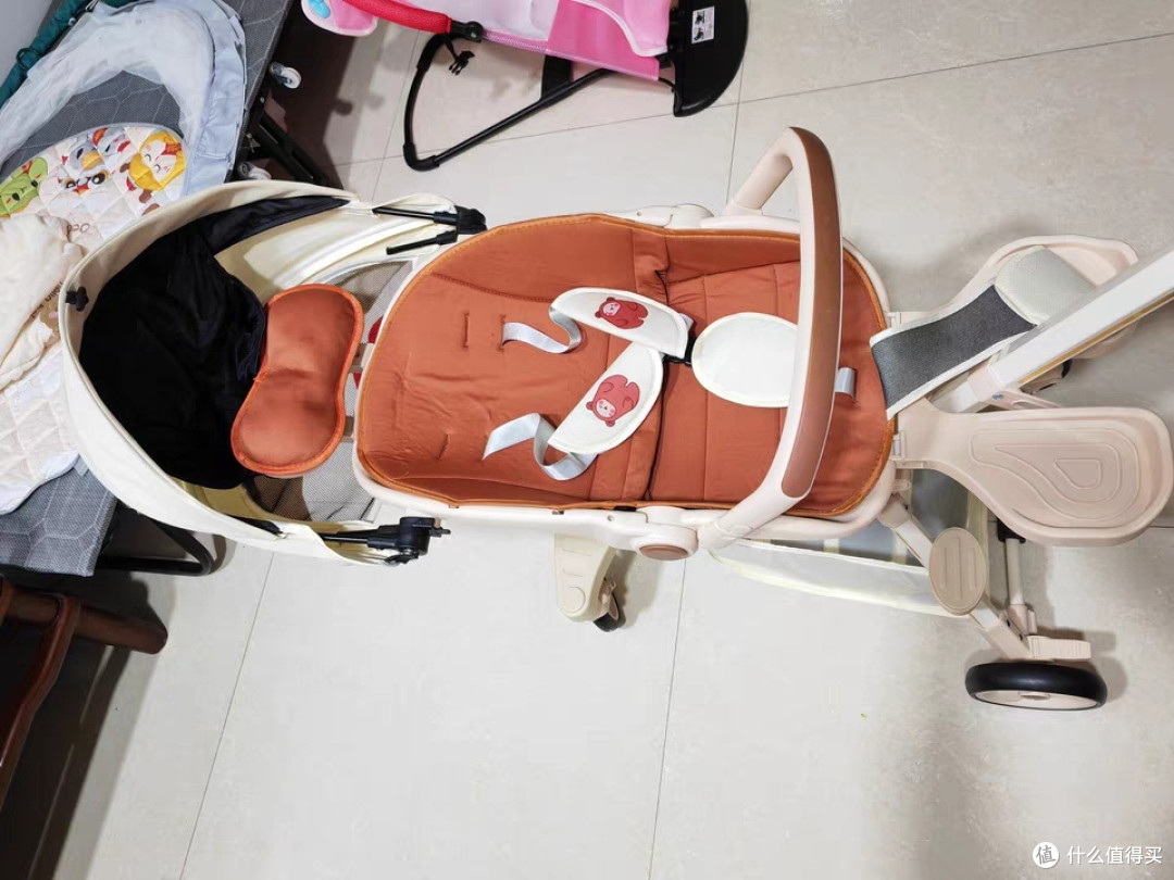 溜娃神器可坐躺超轻便宝宝手推车高景观双向一键折叠婴儿遛娃推车