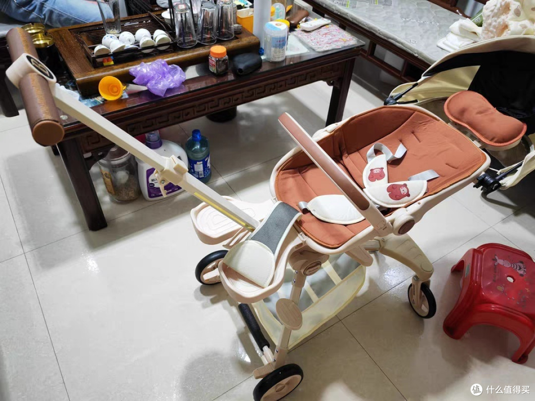 溜娃神器可坐躺超轻便宝宝手推车高景观双向一键折叠婴儿遛娃推车