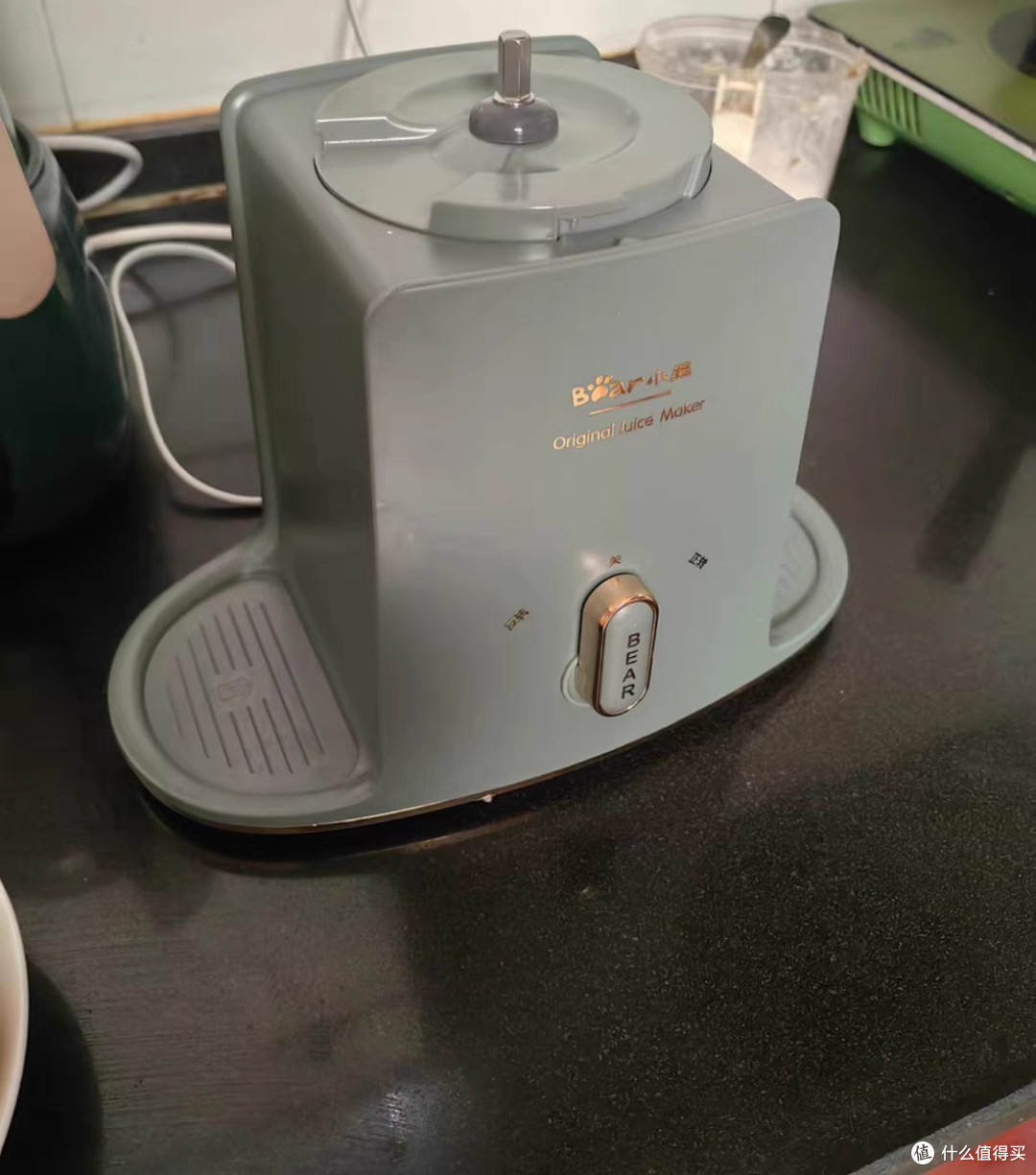 小熊可碎冰原汁机电动榨汁机汁渣分离家用全自动超大口径榨果汁机