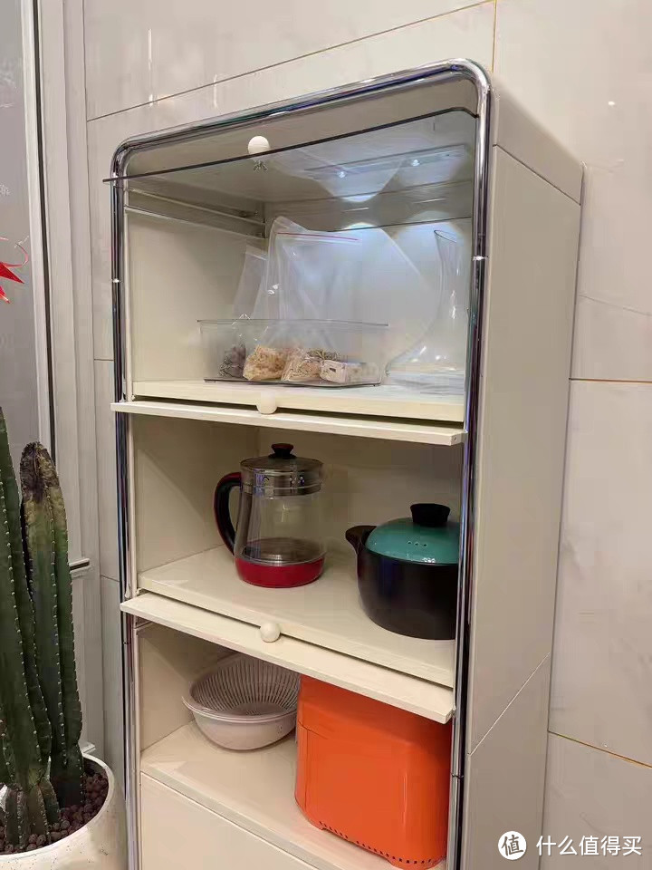 雅图诗厨房置物架落地移动收纳柜子放微波炉橱柜餐边置物柜储物柜