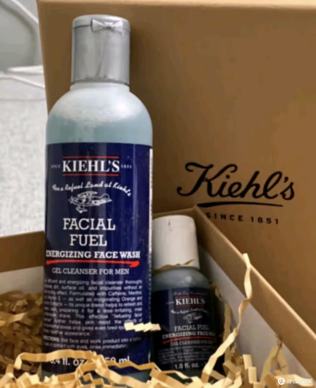 科颜氏（Kiehl's）男士焕活洁面啫喱250ml 洗面奶男清洁护肤品礼盒生日礼物送父亲