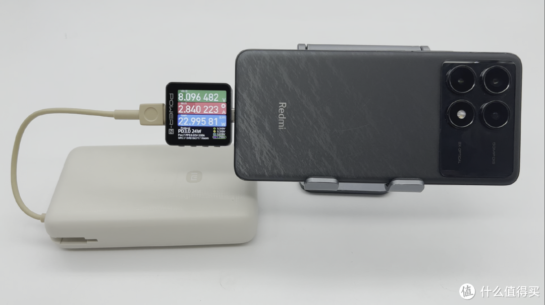 支持小米33W+PD 30W，三设备同时充电，小米 20000mAh 33W自带线充电宝评测