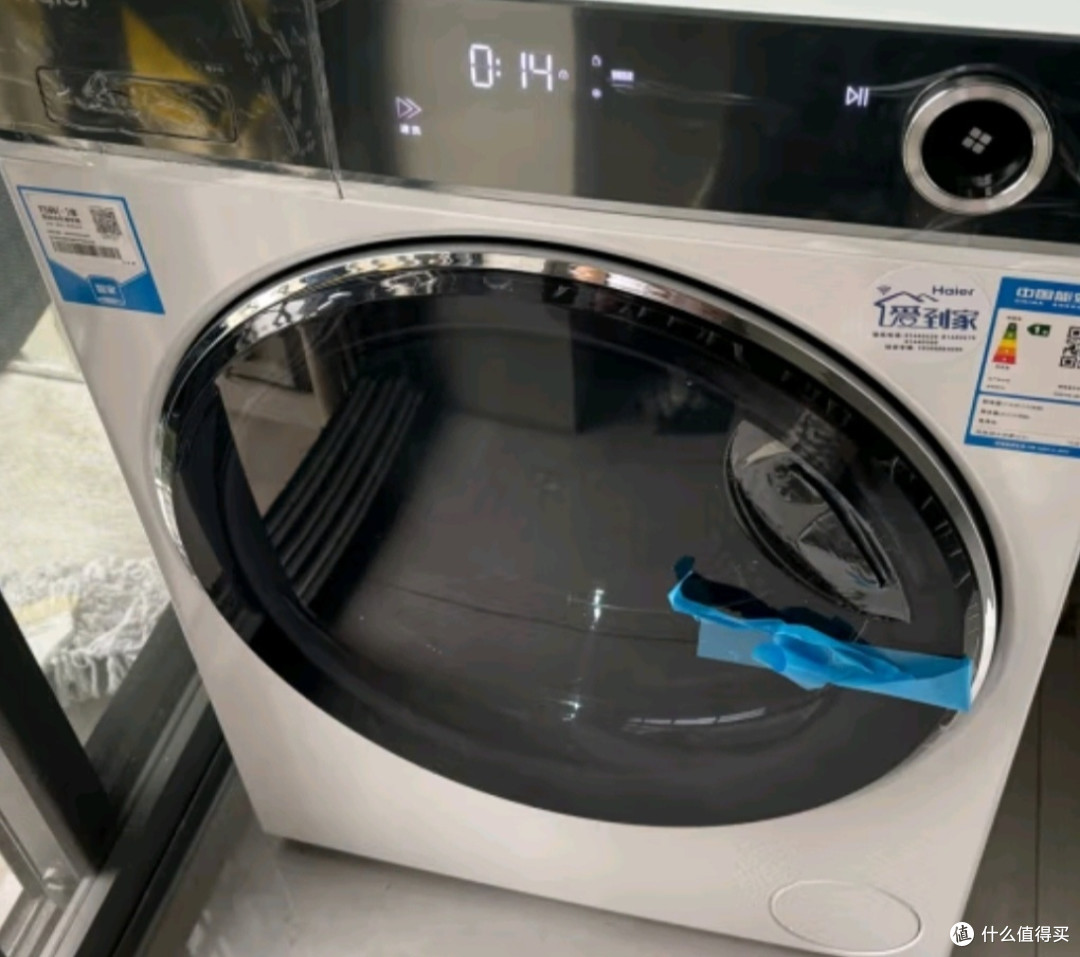 海尔（Haier）滚筒洗衣机全自动 云溪白376 10公斤大容量【直驱精华洗XQG100-BD14376LWU1】