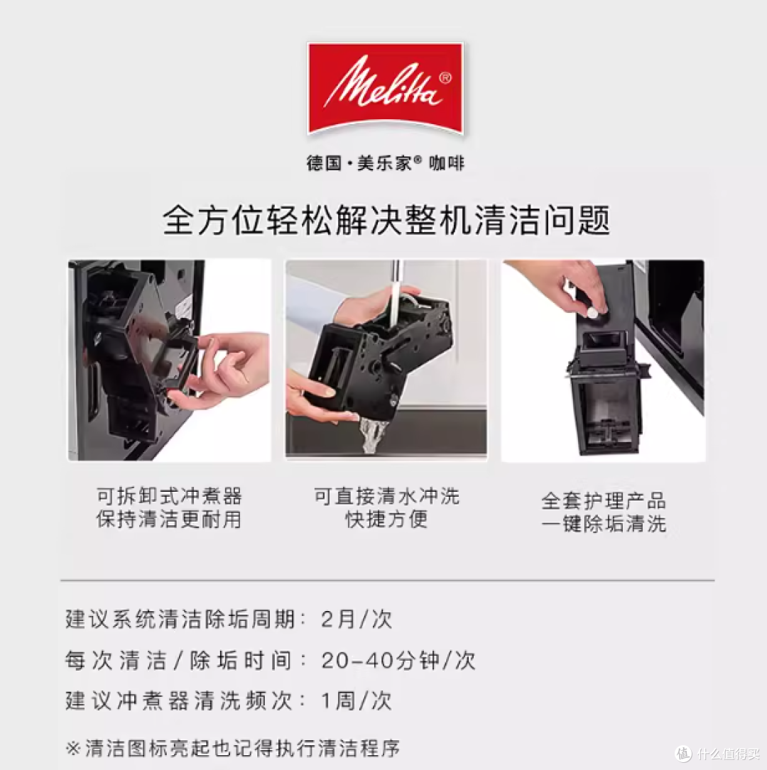 Melitta美乐家E970全自动咖啡机意式美式一体机家用办公一键奶咖