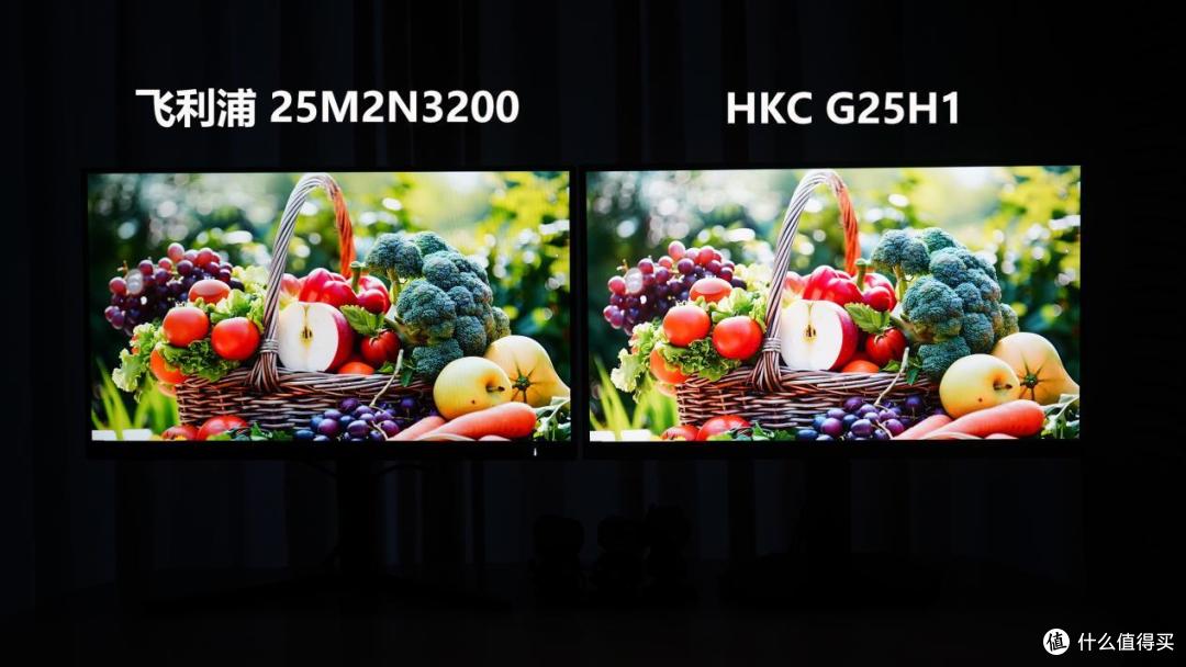 HKC G25H1对比飞利浦25M2N3200:谁才是24英寸电竞显示器的扛把子?