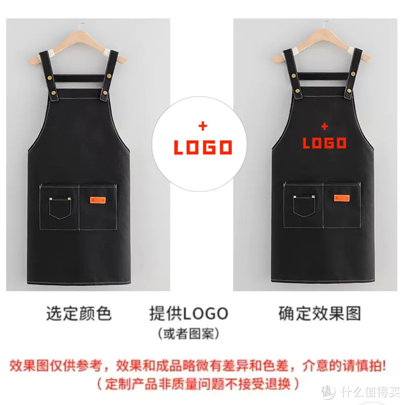 🌸围裙定制 logo 印字，打造专属餐饮装备！👚