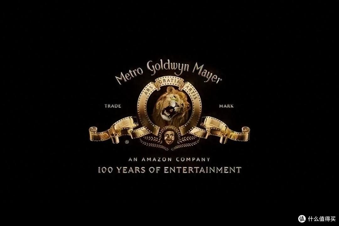 ▲ 米高梅影业的经典Logo上标注了「娱乐100年」的字样