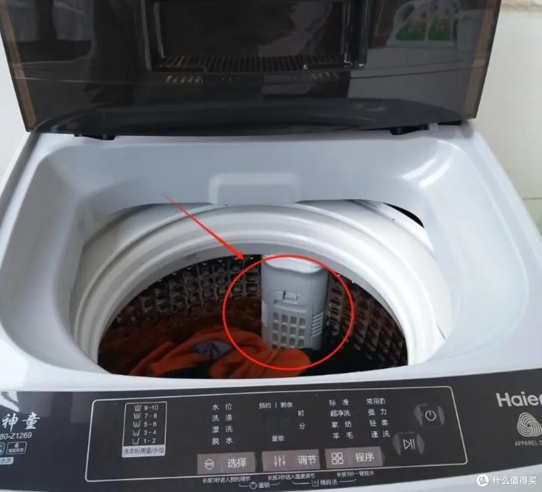 洗衣机里藏着一个小开关，每个月都要开一次，否则衣服越洗越脏_洗衣机_什么值得买