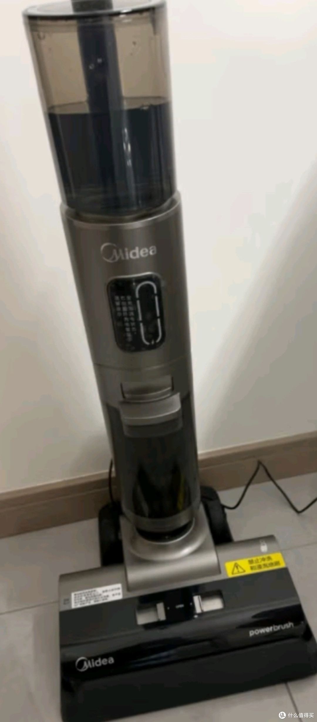 美的洗地机GX5pro 【实时电解水除菌】无线家用吸尘洗拖一体机拖地机 自清洁三贴边防缠绕洗地机