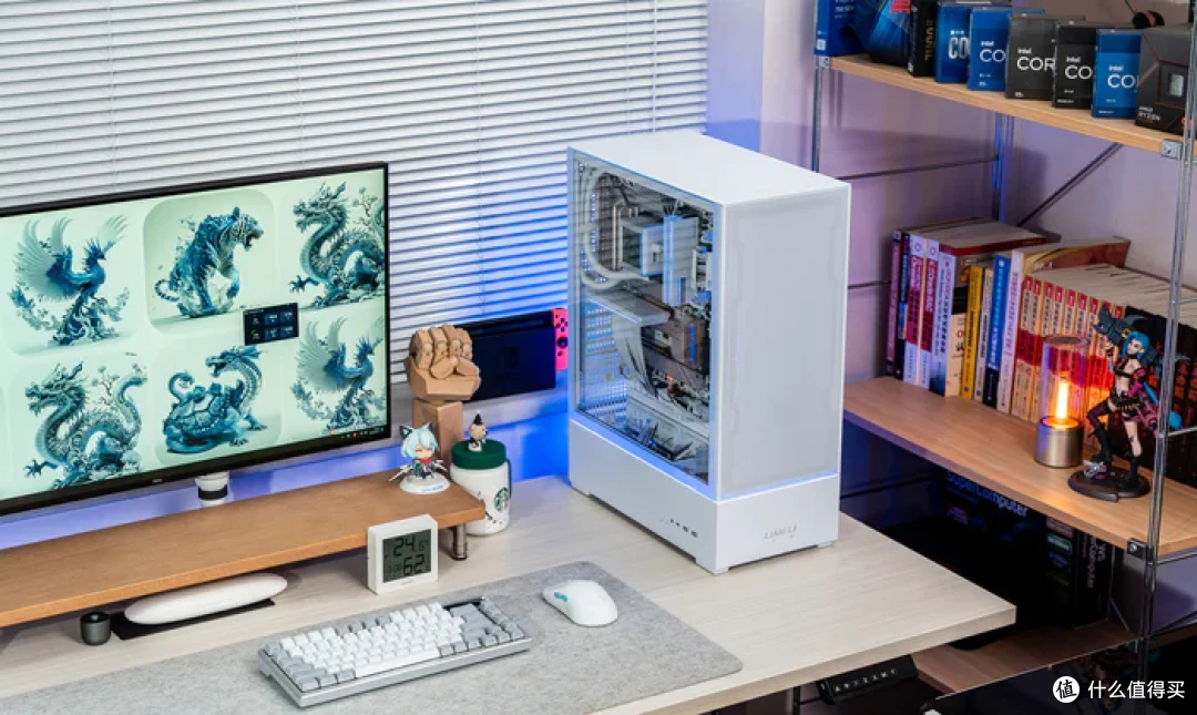 特立独行双龙限定—iGame Z790甲辰智龙+海韵甲辰青龙+索泰4080S月白+联力飒01装机分享