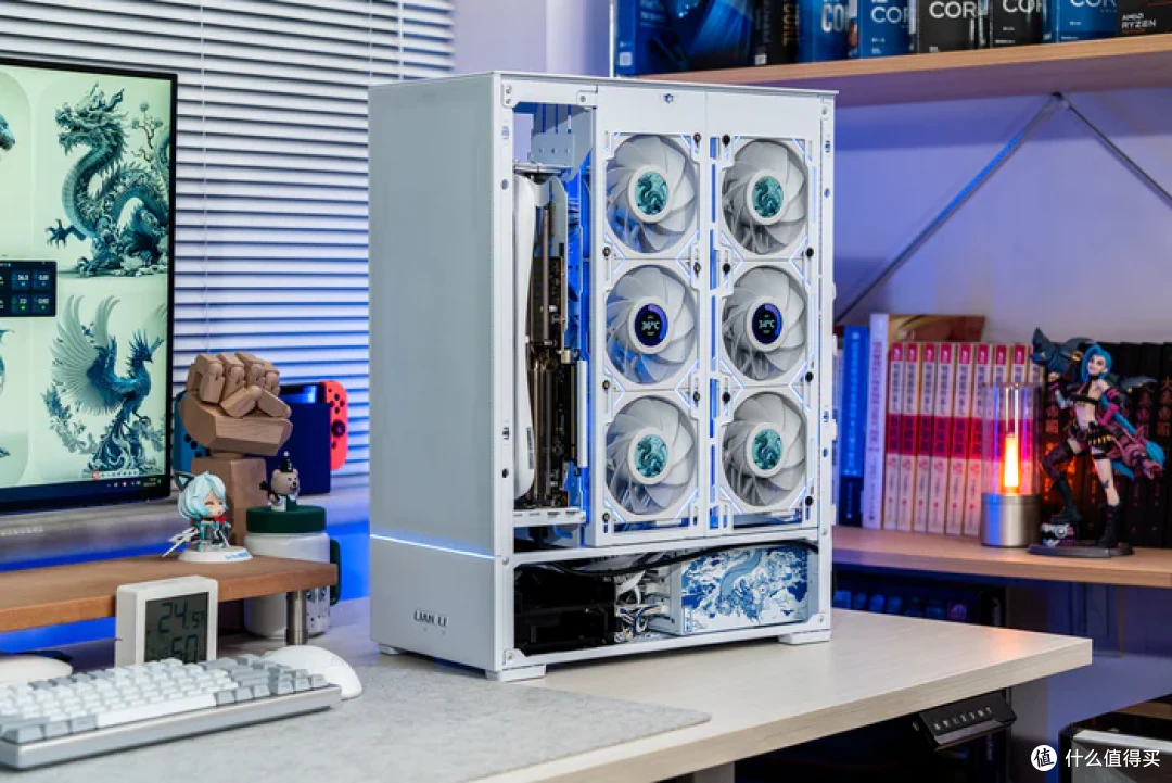 特立独行双龙限定—iGame Z790甲辰智龙+海韵甲辰青龙+索泰4080S月白+联力飒01装机分享