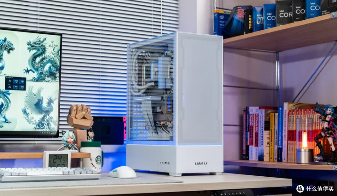 特立独行双龙限定—iGame Z790甲辰智龙+海韵甲辰青龙+索泰4080S月白+联力飒01装机分享