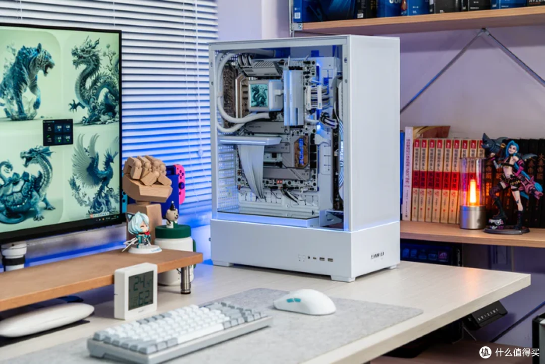 特立独行双龙限定—iGame Z790甲辰智龙+海韵甲辰青龙+索泰4080S月白+联力飒01装机分享