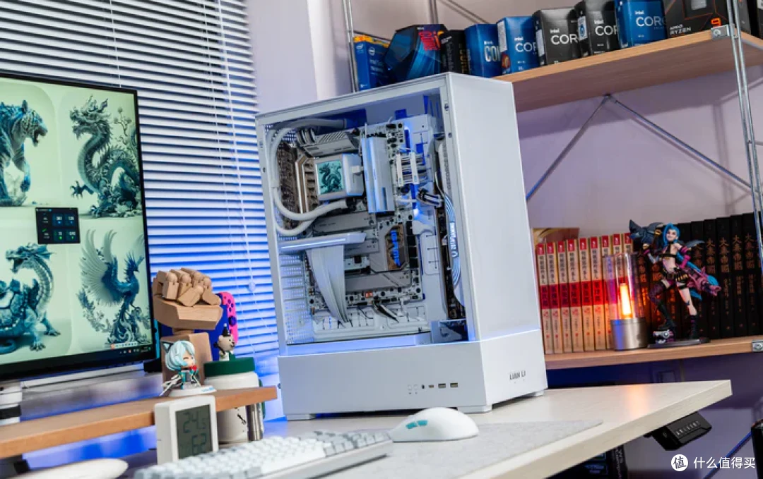 特立独行双龙限定—iGame Z790甲辰智龙+海韵甲辰青龙+索泰4080S月白+联力飒01装机分享