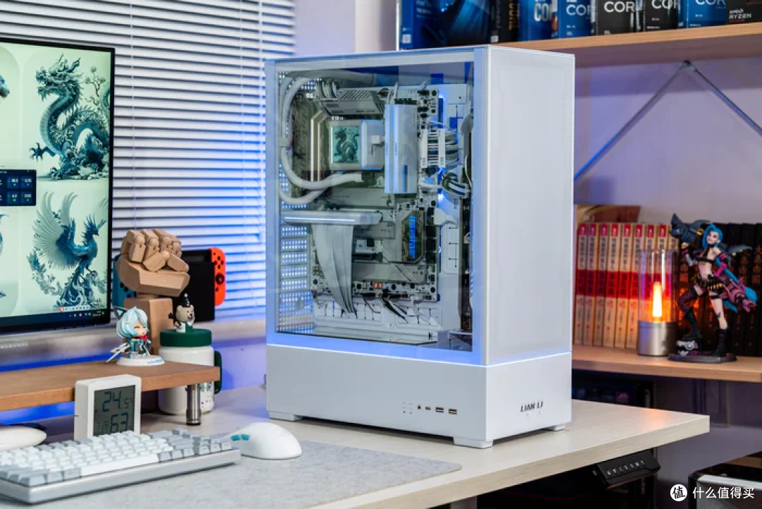 特立独行双龙限定—iGame Z790甲辰智龙+海韵甲辰青龙+索泰4080S月白+联力飒01装机分享