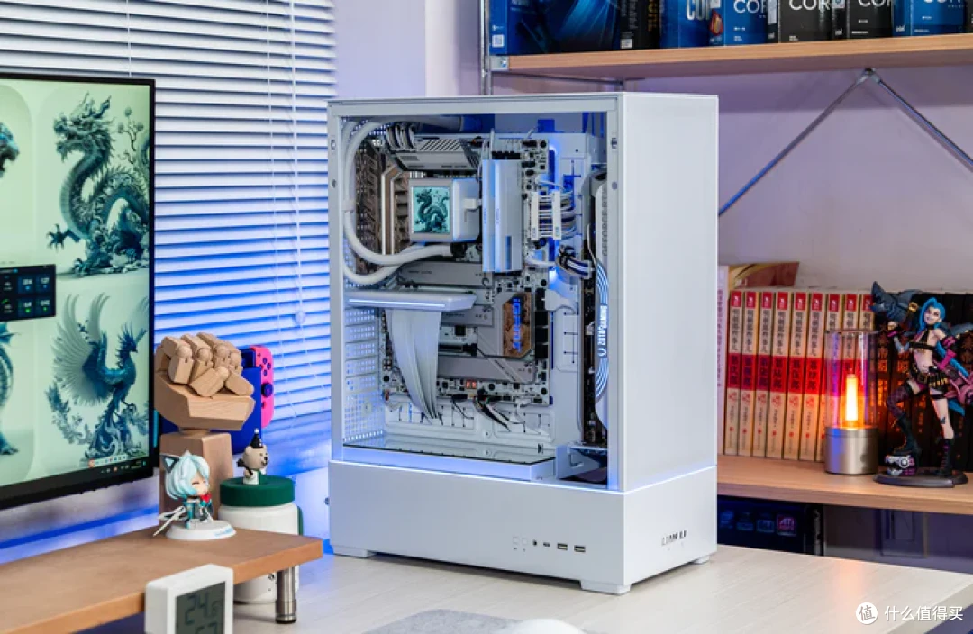 特立独行双龙限定—iGame Z790甲辰智龙+海韵甲辰青龙+索泰4080S月白+联力飒01装机分享