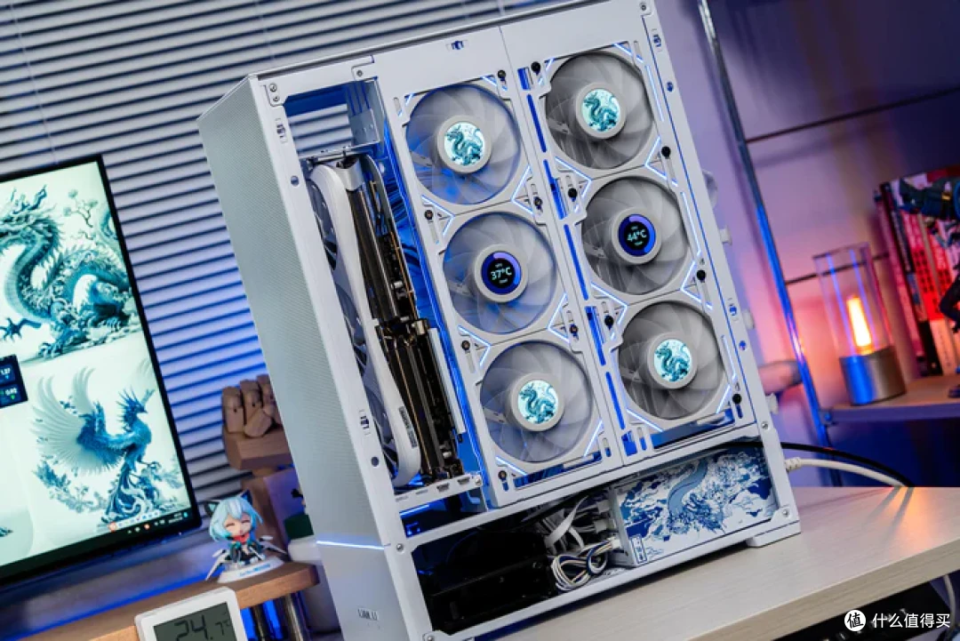 特立独行双龙限定—iGame Z790甲辰智龙+海韵甲辰青龙+索泰4080S月白+联力飒01装机分享