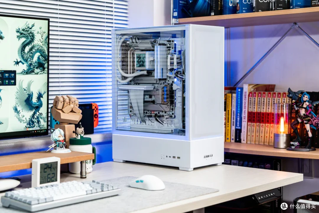 特立独行双龙限定—iGame Z790甲辰智龙+海韵甲辰青龙+索泰4080S月白+联力飒01装机分享