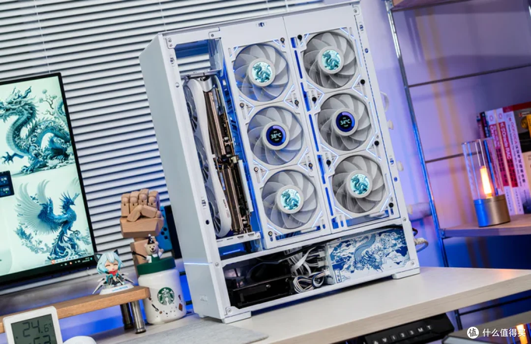 特立独行双龙限定—iGame Z790甲辰智龙+海韵甲辰青龙+索泰4080S月白+联力飒01装机分享