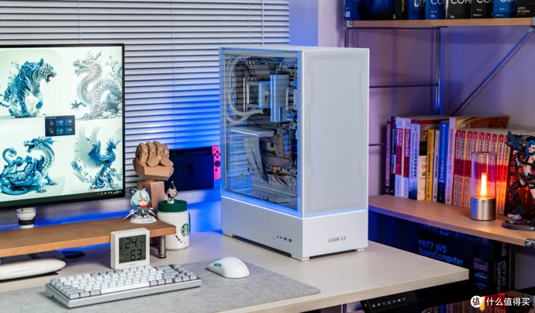 特立独行双龙限定—iGame Z790甲辰智龙+海韵甲辰青龙+索泰4080S月白+联力飒01装机分享
