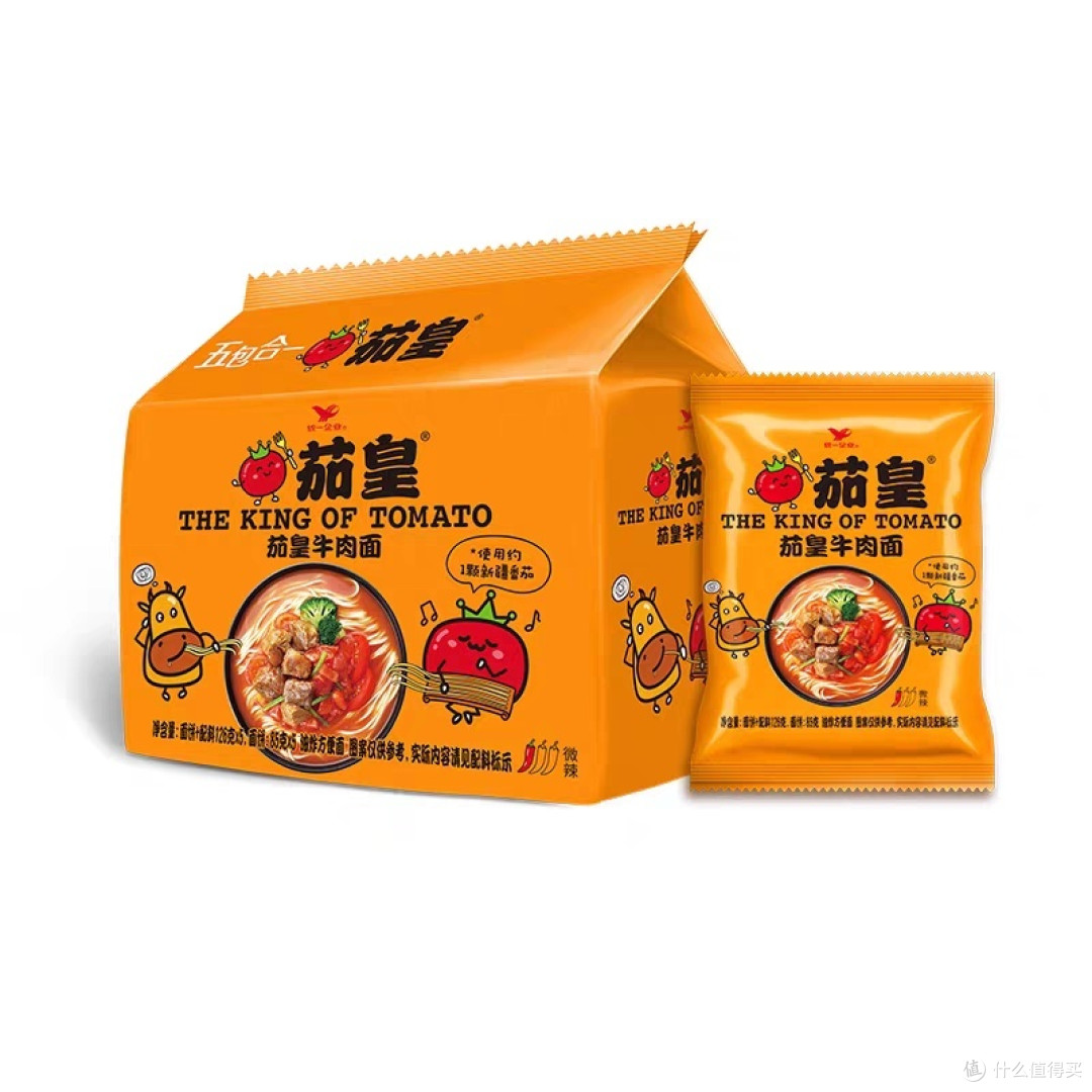 统一茄皇方便面：味蕾上的茄香盛宴_方便面/粉_什么值得买