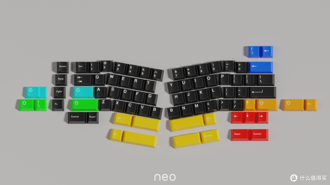 客制化键盘简评丨Neo Ergo :桌面上的人体工学帐篷。