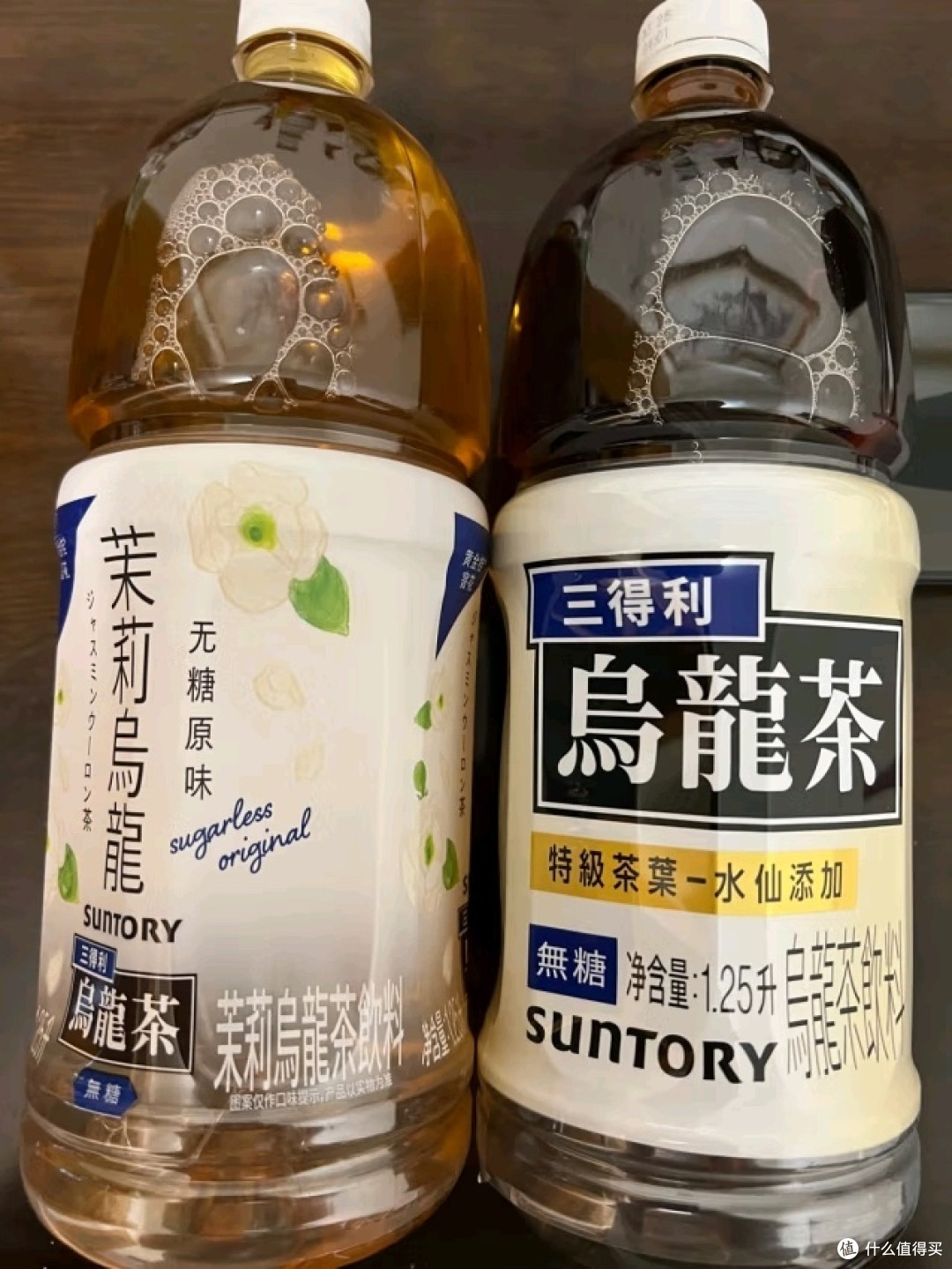 夏天好茶饮，三得利乌龙茶，茉莉花茶