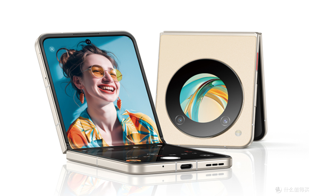努比亚 Flip 小折叠手机来袭,2999元起,设计感满满!