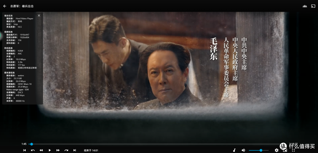黑DS918+  docker jellyfin通过zerotier穿透 tesla p4播放HEVC10高码率影片，转码177fps