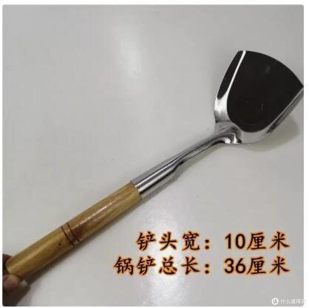 这个是加长柄的，可以确保和食品接触的只有不锈钢，没有木头，也就不容易沾上残留物，相对来说干净一点
