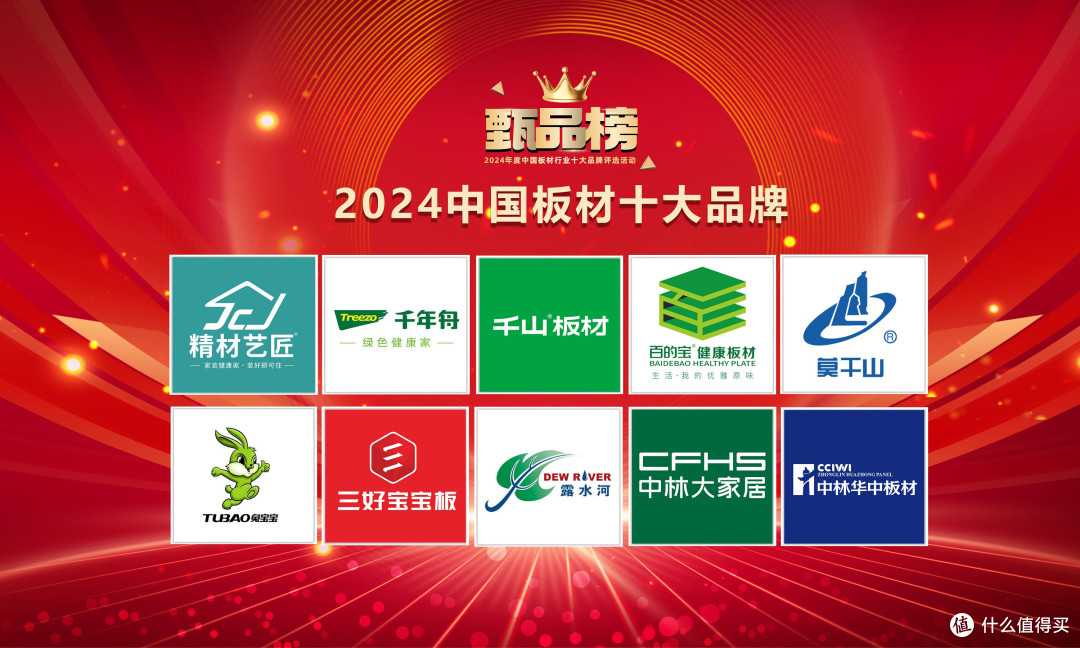 2024年中国板材十大品牌榜单公布