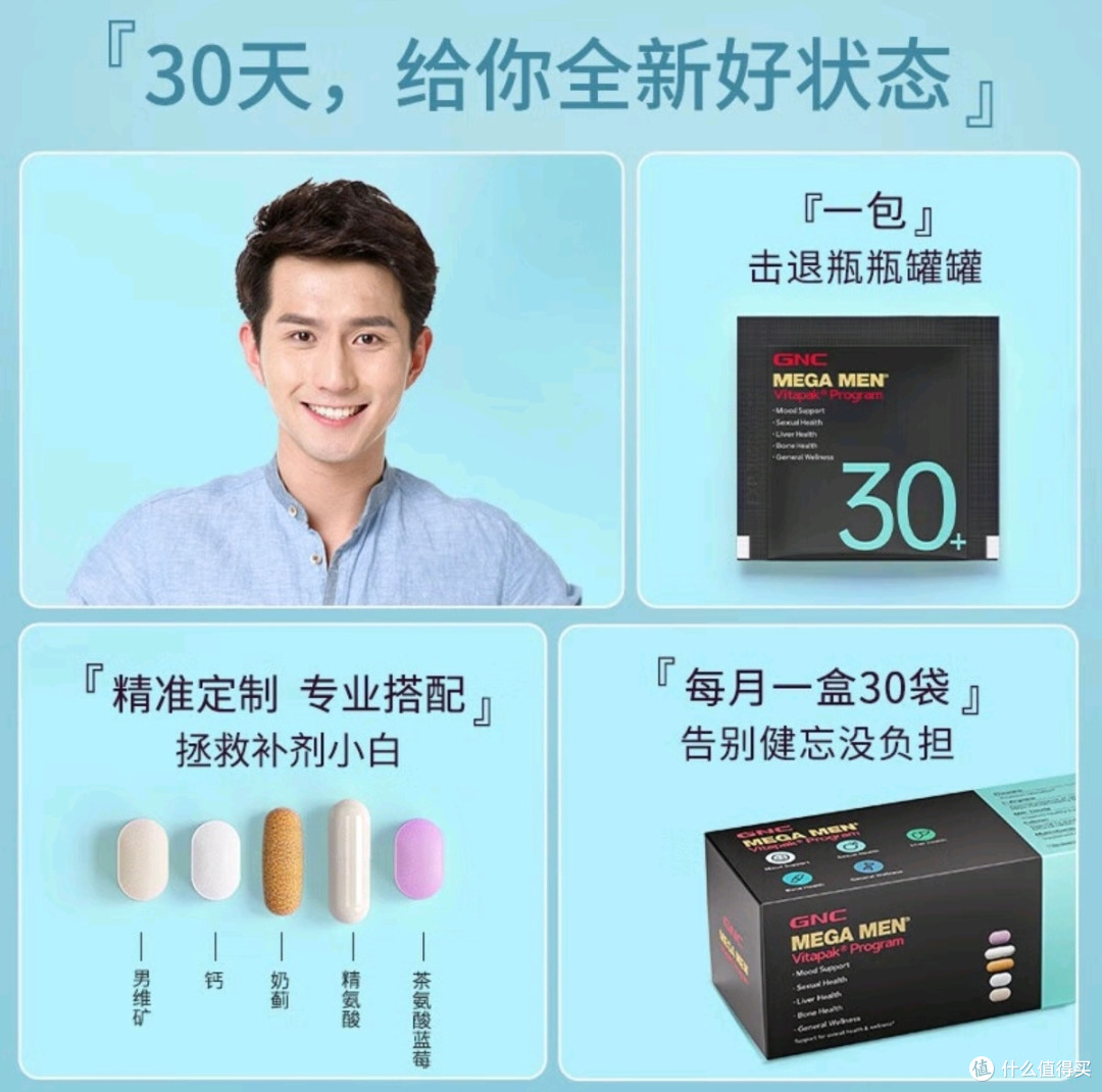 GNC男士充电宝:解锁30+男性的新生活态度 ~