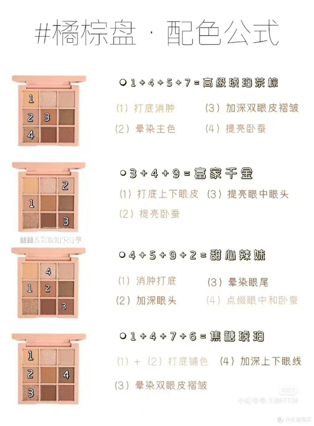 3CE九宫格眼影盘好看的配色,你值得拥有~