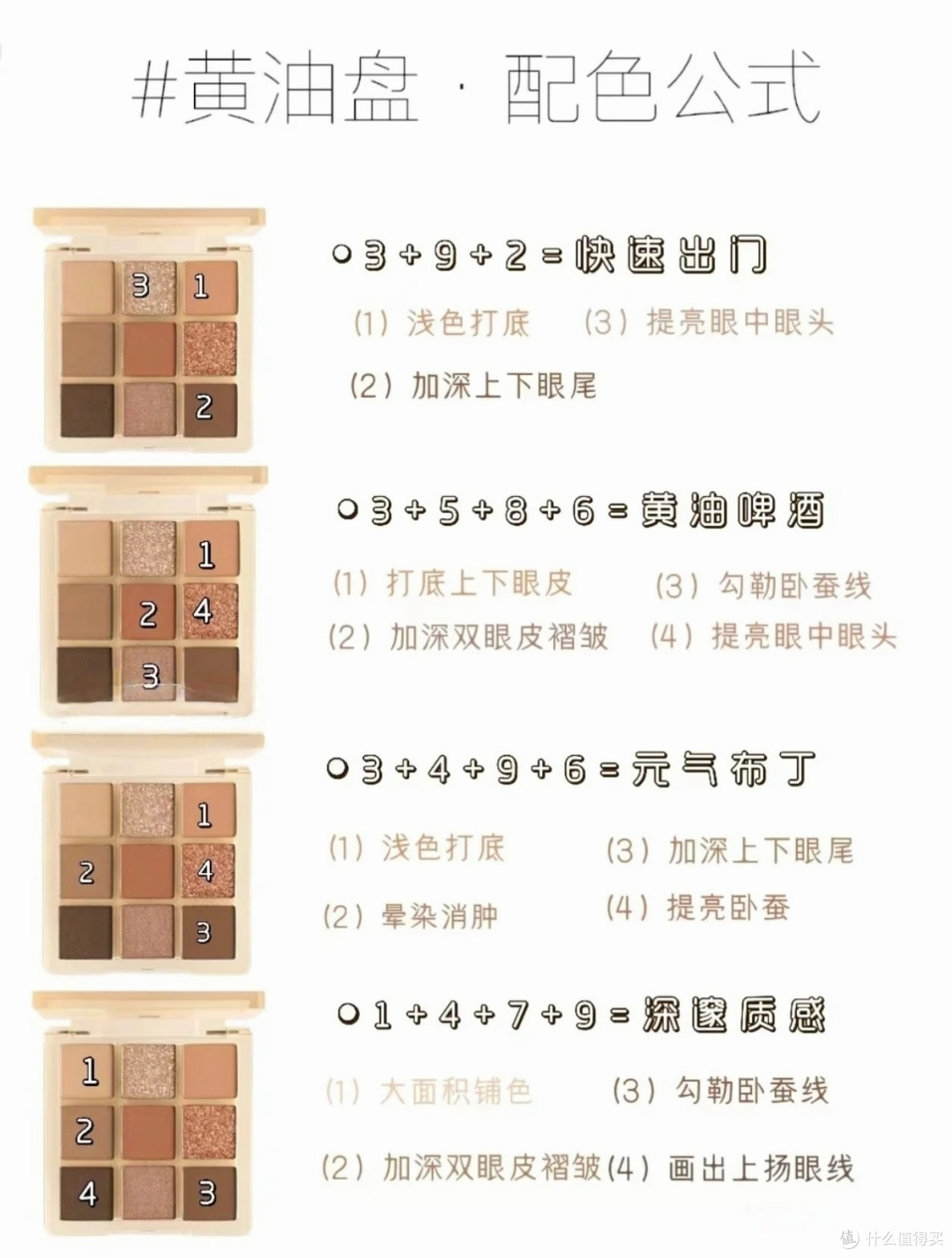 3CE九宫格眼影盘好看的配色,你值得拥有~