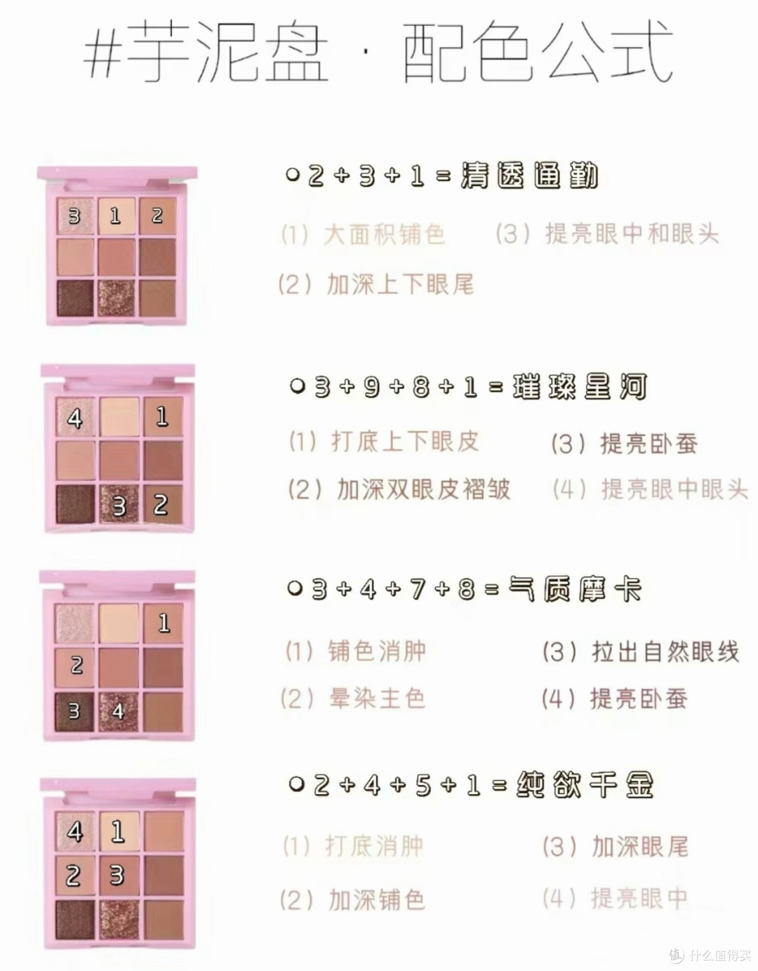 3CE九宫格眼影盘好看的配色,你值得拥有~
