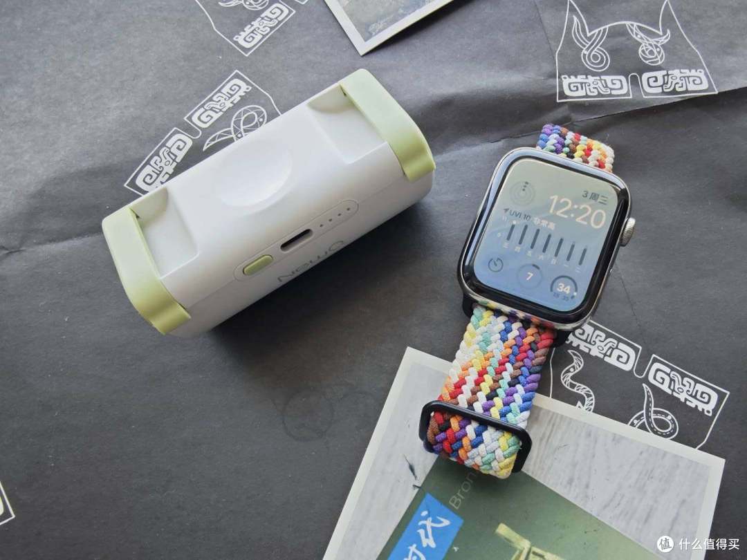 再也不怕外出AppleWatch没电了——NEWQ苹果手表充电器