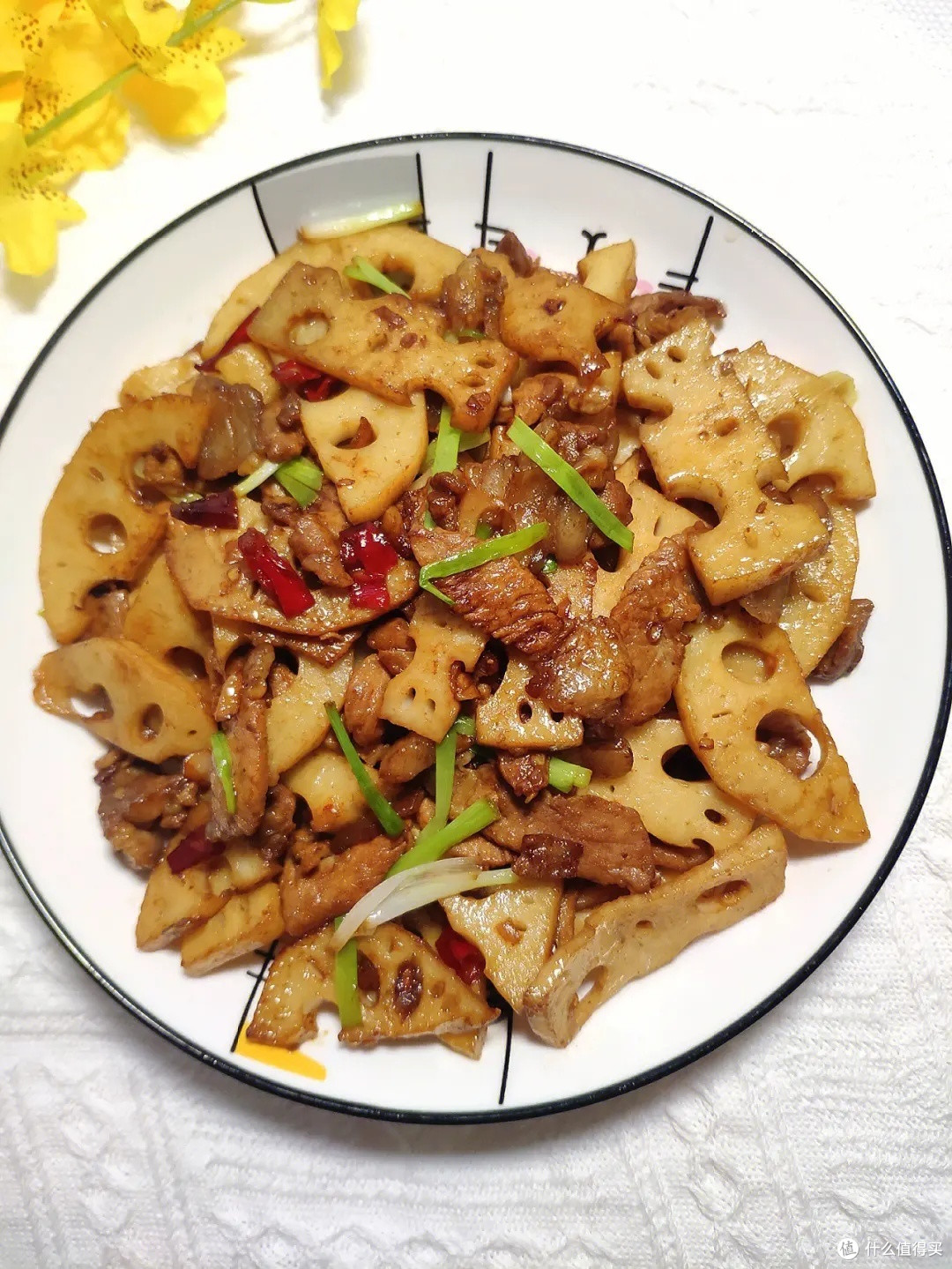 莲藕炒肉片的家常做法