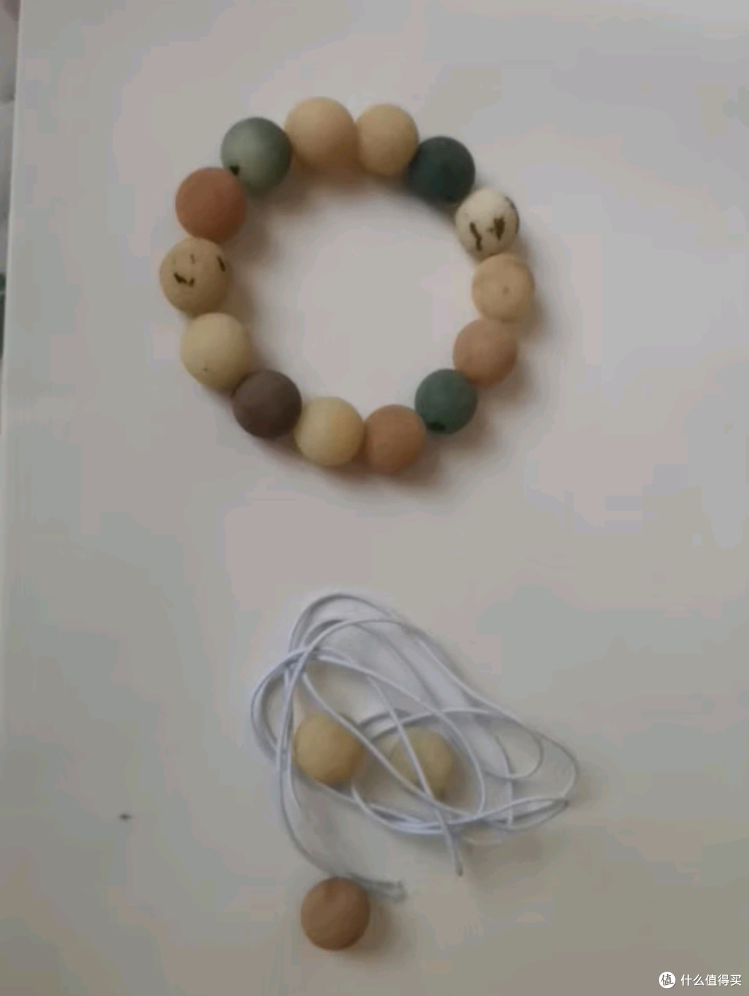 可以自己制作的色彩斑斓的菩提子手串,很有成就感