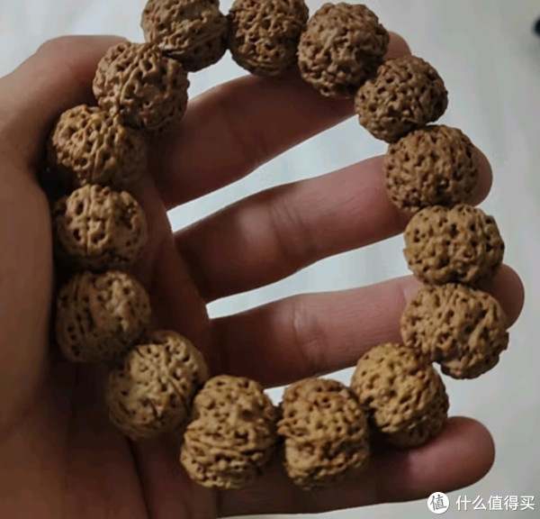 山中玉金刚菩提手串尼泊尔菩提子原籽龙鳞纹大五瓣精品包浆男文玩礼物