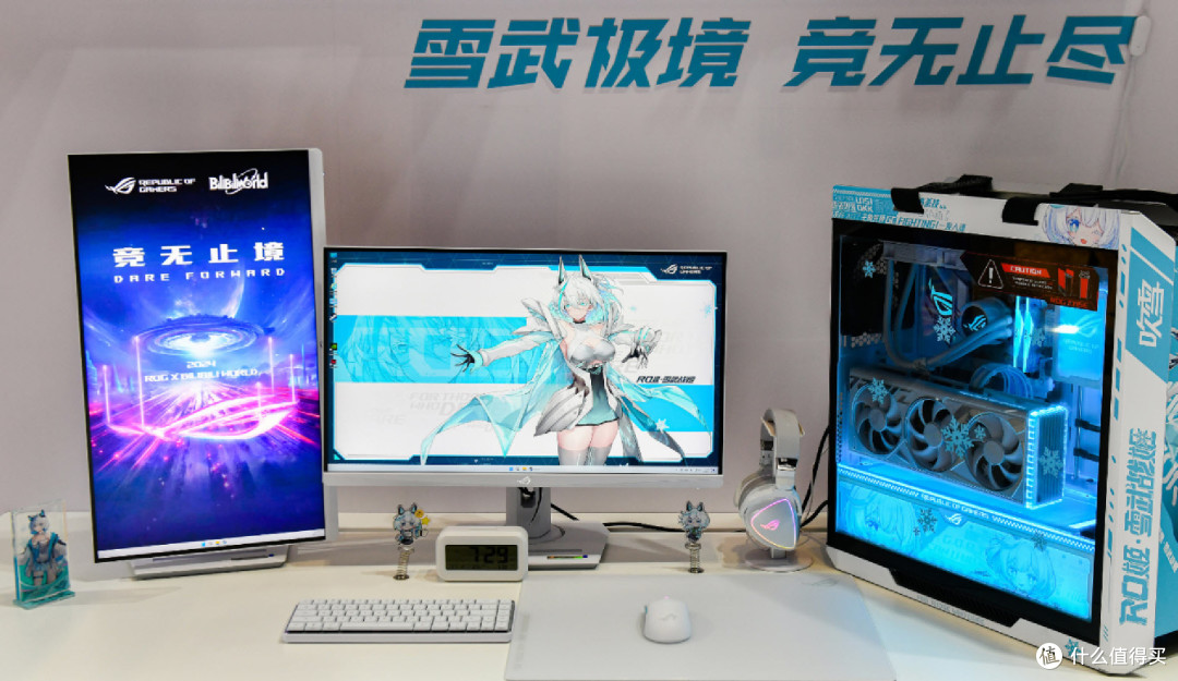 BW2024火爆盛夏,ROG显示器竞无止境,超能竞化闪耀全场!