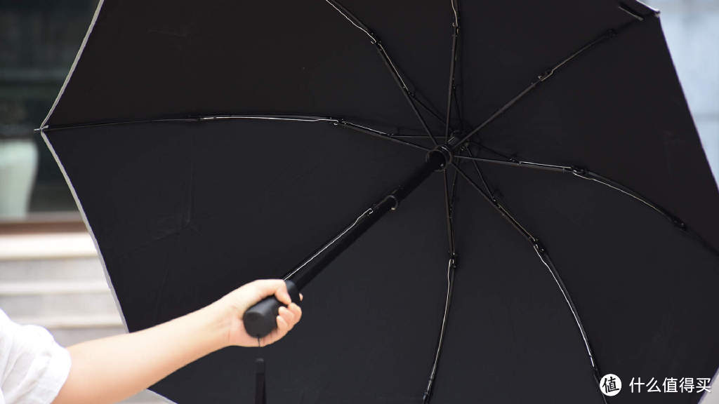 日全时智能电动伞：电动一键开合，遮雨遮阳两用