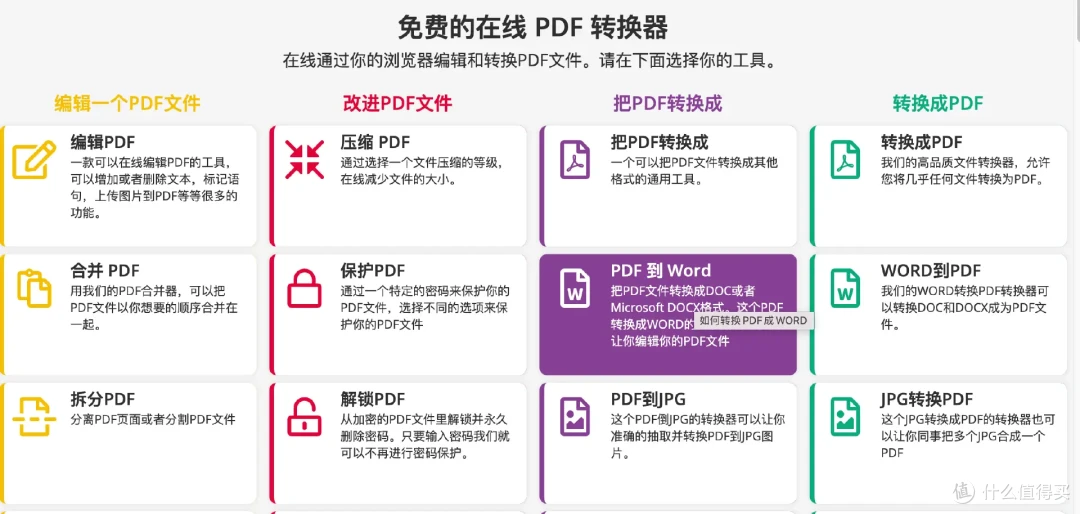 4款简单高效的pdf转word神器