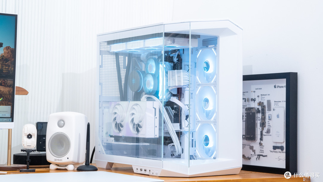 别样白色海景房分享：微星白刃PLUS+微星Z790刀锋钛装机展示