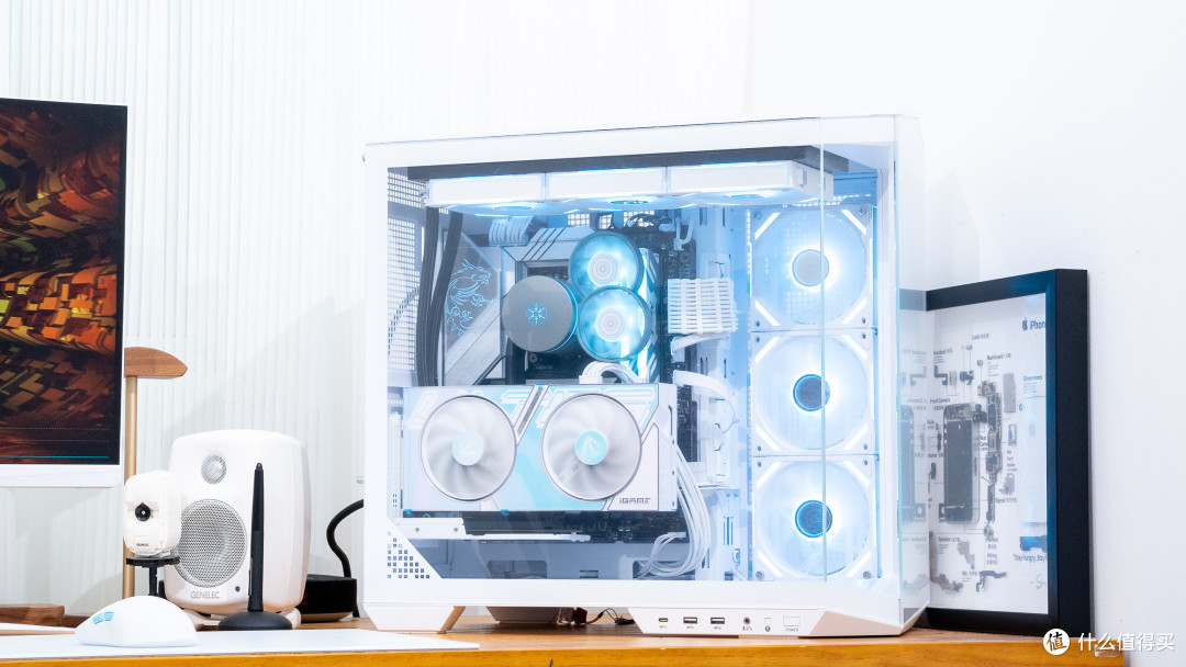 别样白色海景房分享：微星白刃PLUS+微星Z790刀锋钛装机展示