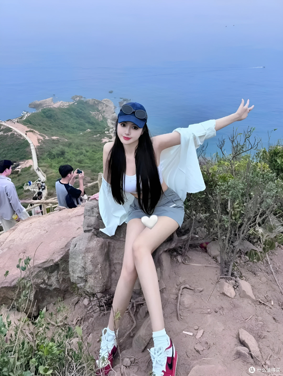 夏天爬山太舒服啦山高路远独善其身看山看海看自己_运动内衣_什么值得买