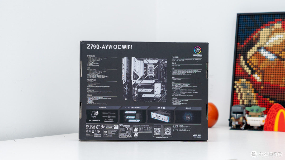 #首晒#人均8000MHz基本盘：华硕 Z790 AYW OC WIFI +金士顿Renegade叛逆者 RGB灯条限量版评测
